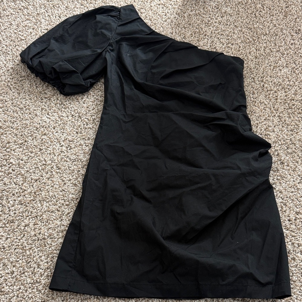 a new day Black One-Shoulder Dress